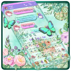 SMS Garden Keyboard Theme アプリダウンロード