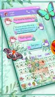 SMS Garden Keyboard Theme-poster