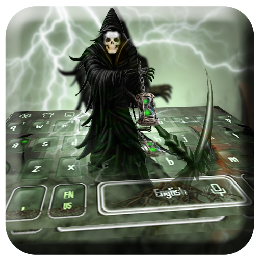 Grim Skull Keyboard Theme