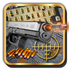gun bullet pistol icon