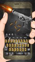 Gun and Bullets Keyboard ポスター