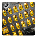 Golden Gunnery Bullets Keyboard APK