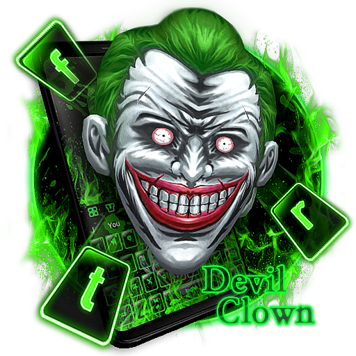 Devil Clown Green Keyboard