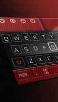 Black Red Keyboard Theme โปสเตอร์