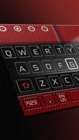 أسود أحمر موضوع لوحة المفاتيح الملصق