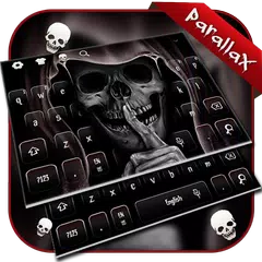 Скачать Death Skull Parallax Keyboard APK