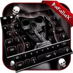 Death Skull Parallax Keyboard APK download