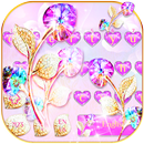 Clavier fleur de diamant APK