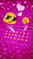 برنامه‌نما Pink Diamond Heart Keyboard عکس از صفحه
