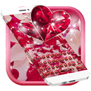 Diamond Heart Rose Teclado APK