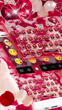 Screenshot 2 for Diamond Heart Rose Keyboard