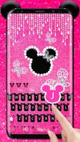 Pink Diamond Mouse Keyboard poster