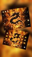Burning Black Dragon Keyboard poster