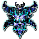 Blue Dragon Skull Keyboard Theme APK