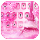 Pink Eiffel Tower Keyboard APK