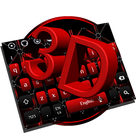 Icona 3D Cool Red Electric Current Keyboard Theme