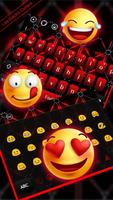 2 Schermata 3D Cool Red Electric Current Keyboard Theme