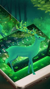 Green Dream Deer Keyboard screenshot 1