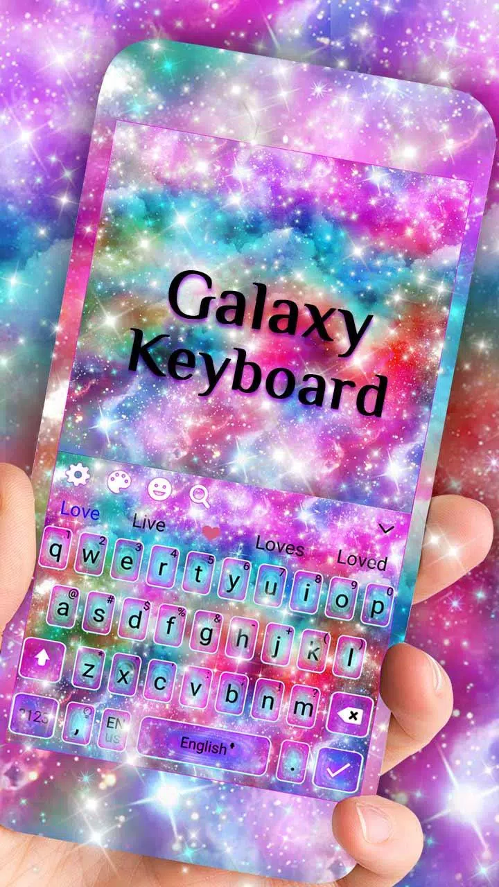 Fancy Galaxy Keyboard Theme APK for Android Download