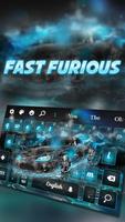 Fast Furious Keyboard Theme Affiche