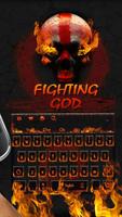Fighting God Keyboard Theme screenshot 1