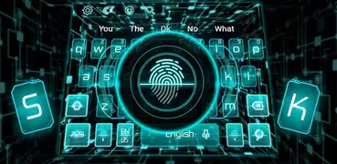 Scanner Fingerprint Keyboard Theme