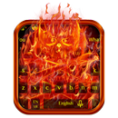 skull on Fire keyboard APK