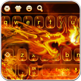 Тема Flame Dragon Keyboard иконка