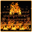 Flaming Fire Keyboard Theme