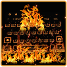 Flaming Fire Keyboard Theme icon