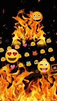 Flaming Fire Keyboard Theme screenshot 2