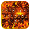 3D Flaming Fire Keyboard Theme