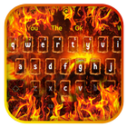 3D Flaming Fire Keyboard Theme icono