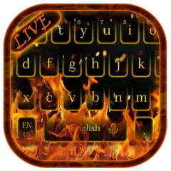 Flaming Fire Live Keyboard