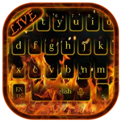 Flaming Fire Live Keyboard APK download