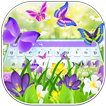 Garden Flower Butterfly Keyboard