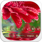 Flower Waterdrop Keybaord Theme آئیکن