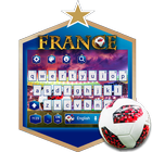 Frankrijk voetbaltoetsenbord-icoon
