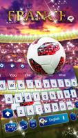 France Football Keyboard syot layar 1