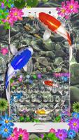 3D koi fish Affiche