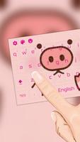 Pink Piggy Theme Pig Keyboard screenshot 2