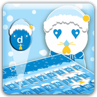 Snow Kitty Keyboard icône