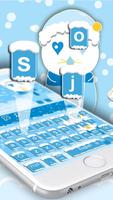 Snow Kitty Keyboard syot layar 1