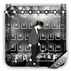 3D King of Pop Live Moonwalk Keyboard Theme icône