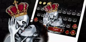 Tema del teclado Queen Skull