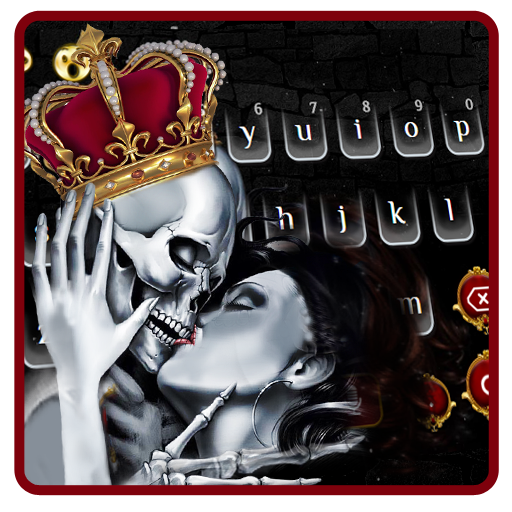 Tema del teclado Queen Skull