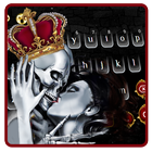 Queen Skull Keyboard Theme أيقونة