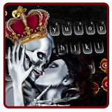 Queen Skull Keyboard Theme icône
