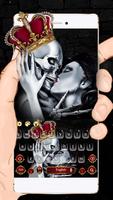 Queen Skull Keyboard Theme ポスター