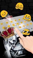 Queen Skull Keyboard Theme تصوير الشاشة 1